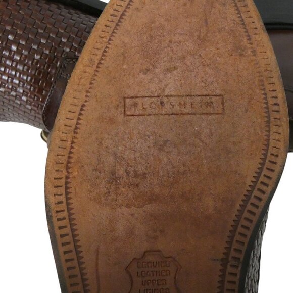 Florsheim Woven Brown Leather Oxfords Salinger Mens Size US 10D #966 main image 8